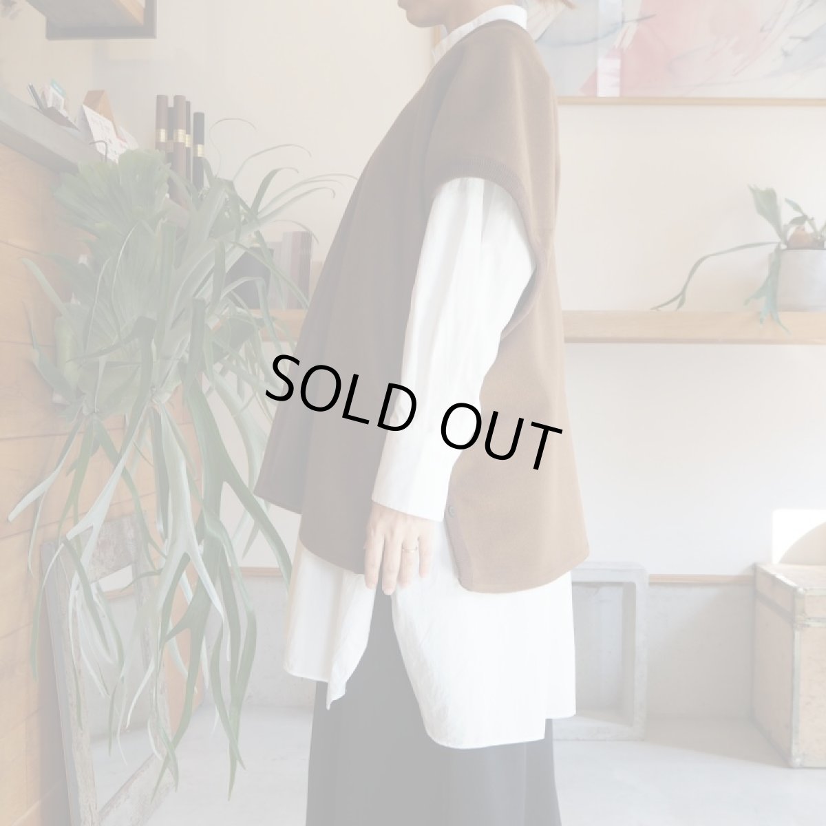 画像7: 【3色展開】Felt 2way Vest (7)