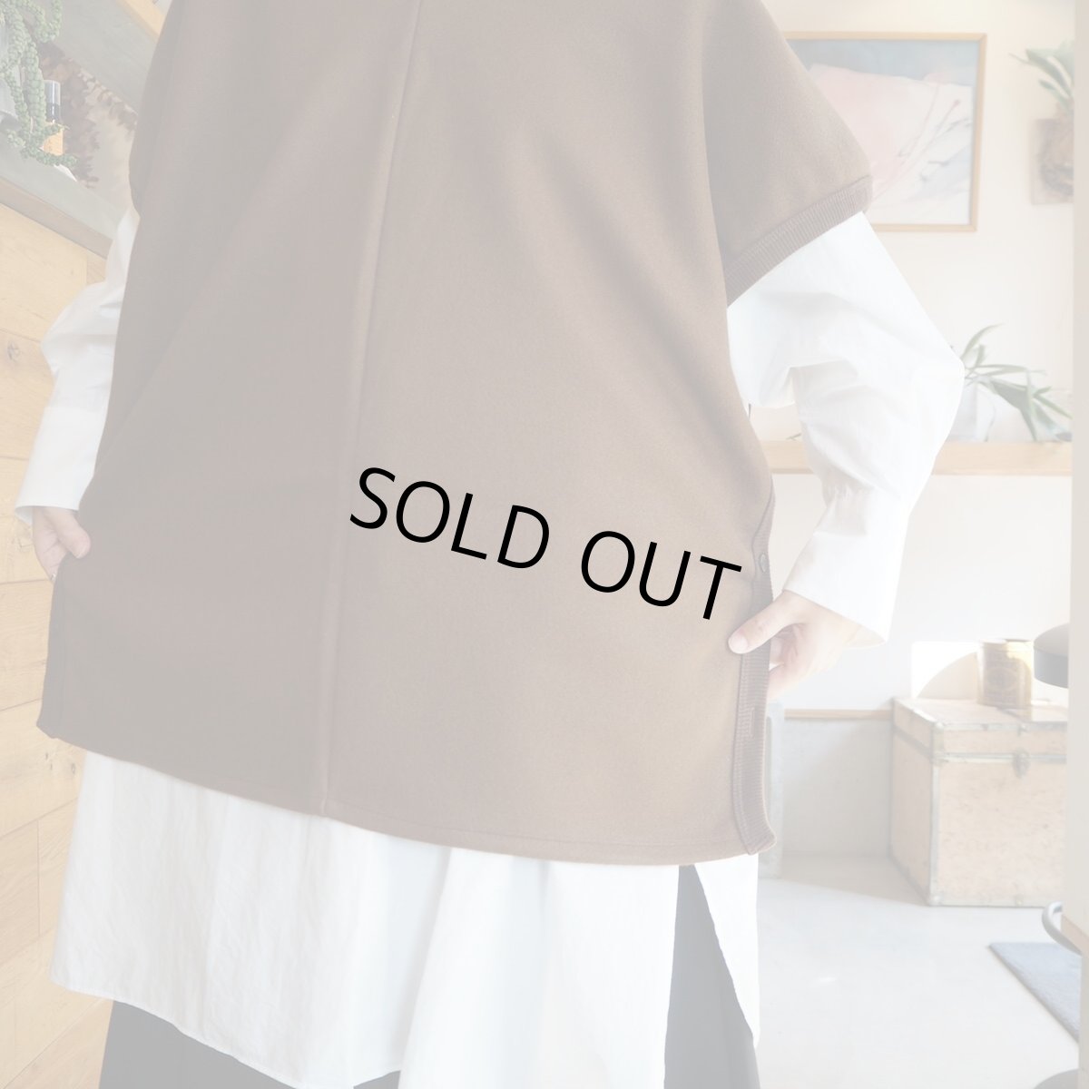 画像4: 【3色展開】Felt 2way Vest (4)