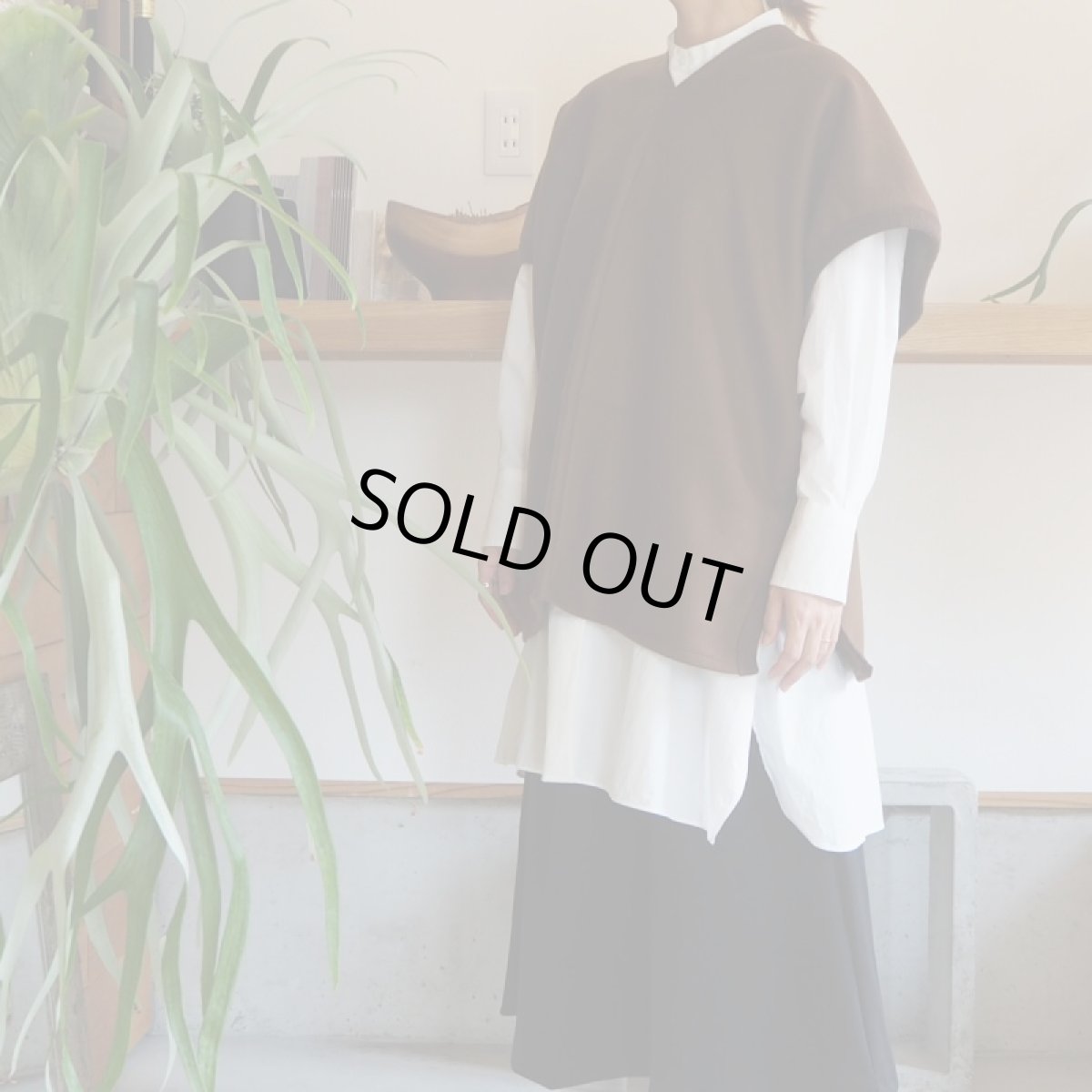 画像3: 【3色展開】Felt 2way Vest (3)