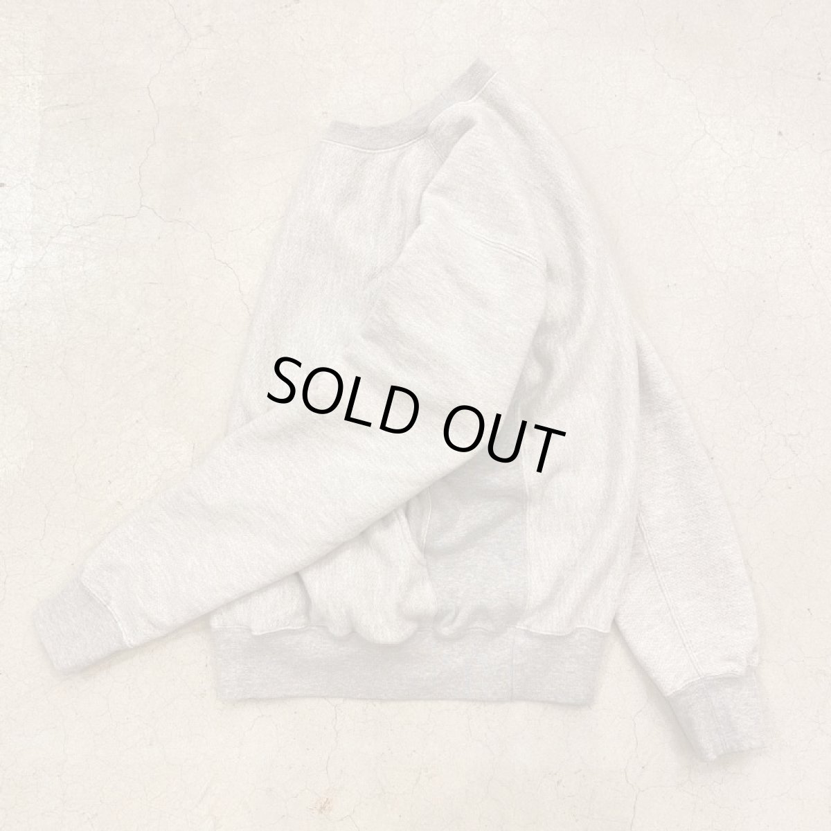 画像2: 【2色展開】-Good On HEAVY CREW SWEAT "HEATHER GRAY" (2)