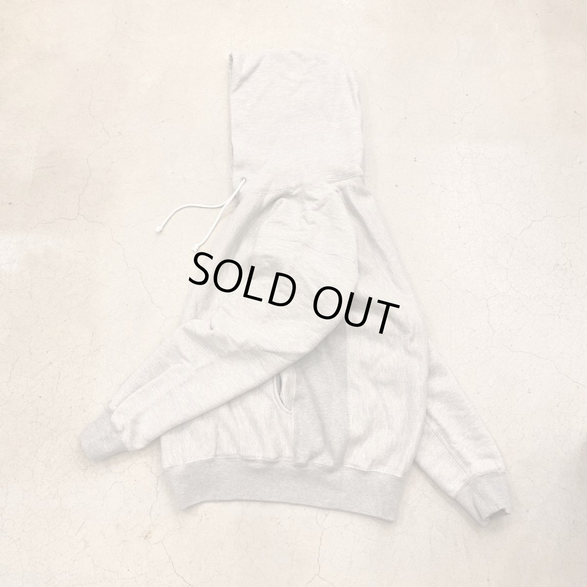 画像5: -Good On HEAVY PULLOVER HOOD SWEAT "HEATHER GRAY" (5)