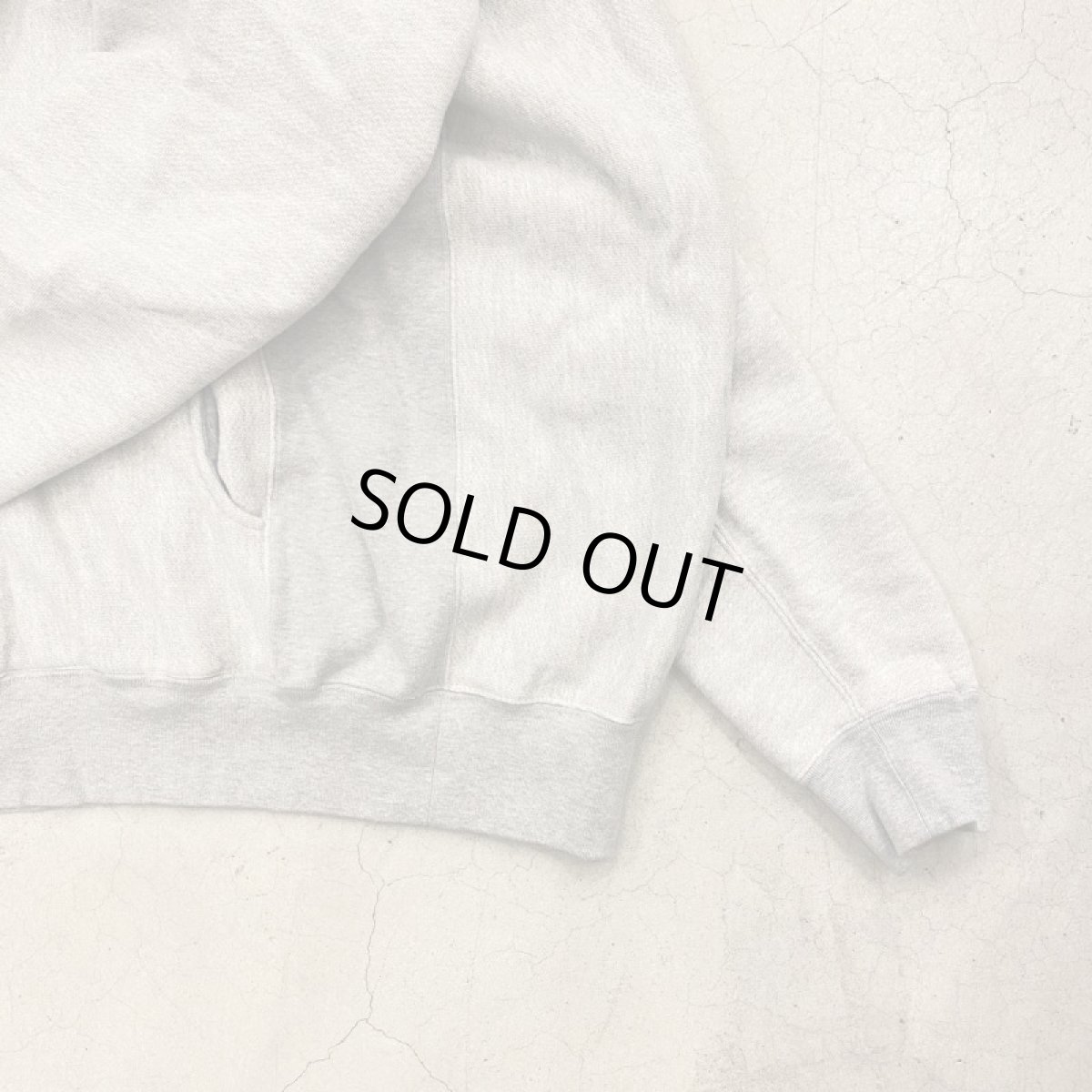 画像4: -Good On HEAVY PULLOVER HOOD SWEAT "HEATHER GRAY" (4)