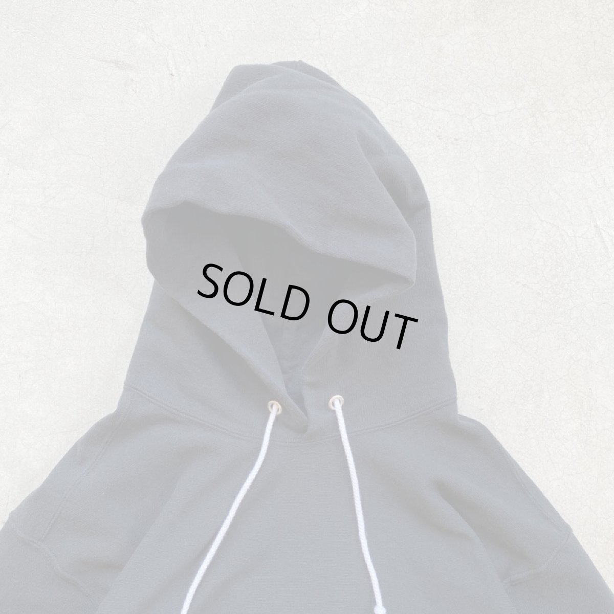 画像7: -Good On HEAVY PULLOVER HOOD SWEAT "BLACK" (7)