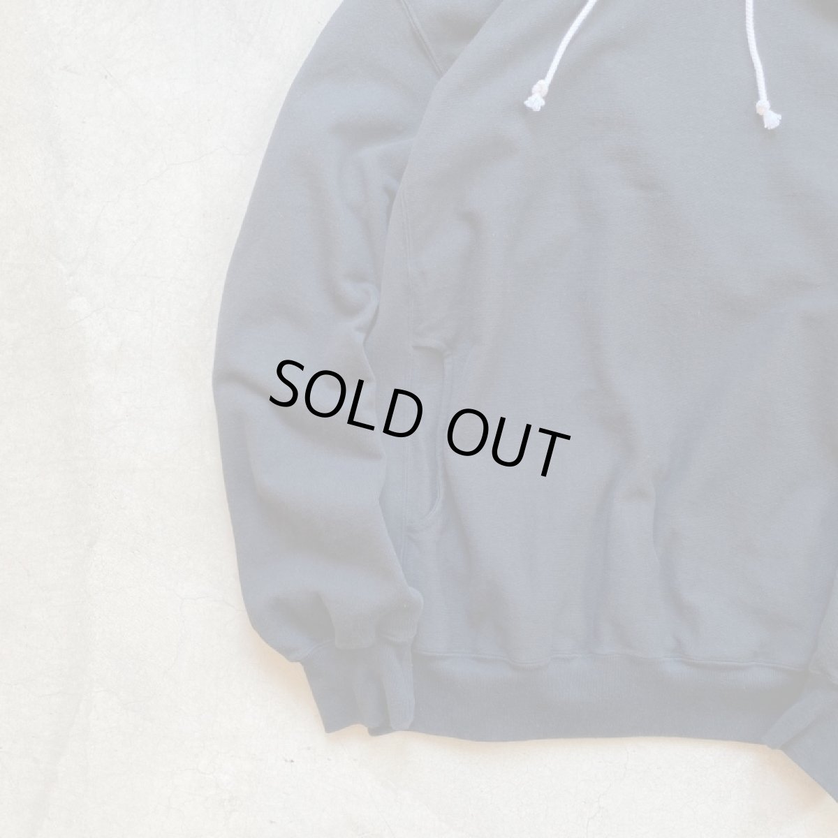 画像5: -Good On HEAVY PULLOVER HOOD SWEAT "BLACK" (5)