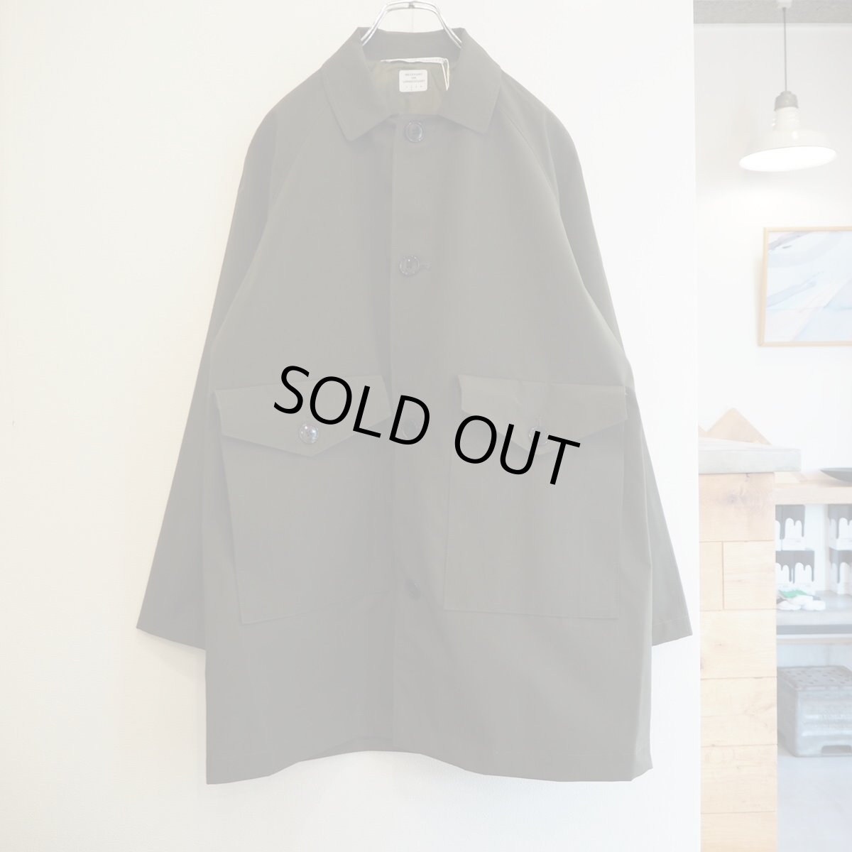 画像9: -NECESSARY or UNNECESSARY-HALF BOTTON COAT (9)