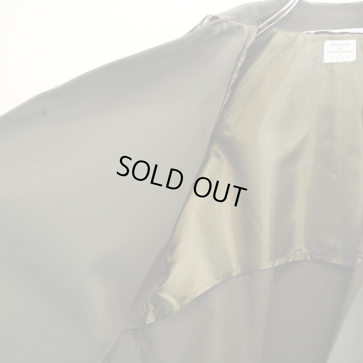 画像16: -NECESSARY or UNNECESSARY-HALF BOTTON COAT (16)