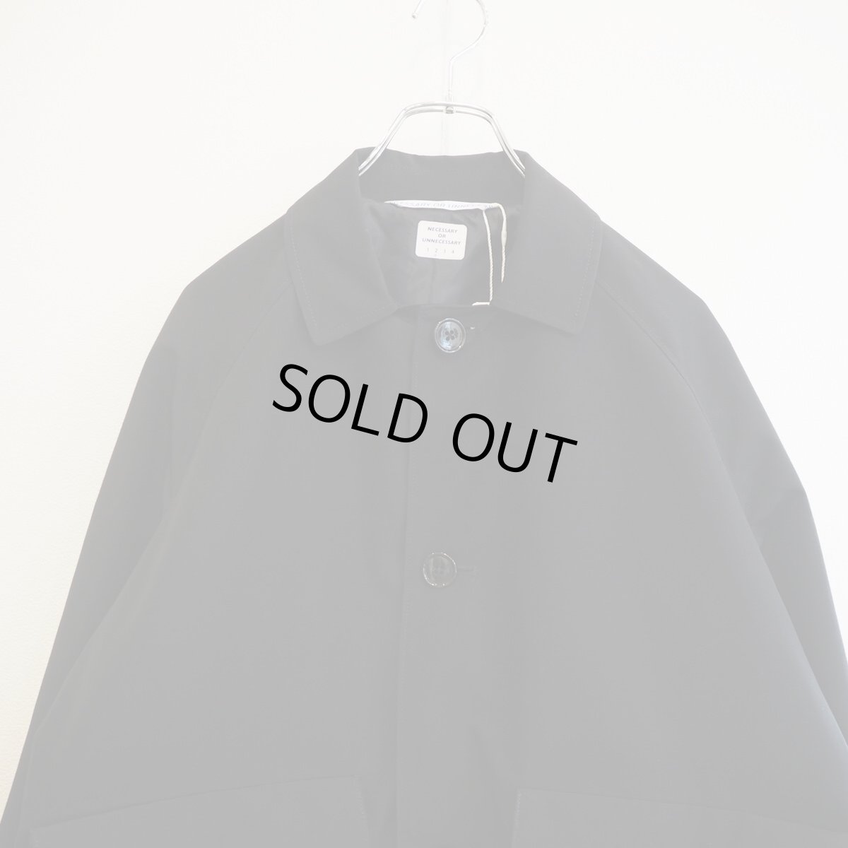 画像4: -NECESSARY or UNNECESSARY-HALF BOTTON COAT (4)