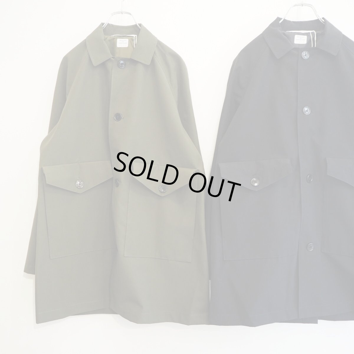 画像2: -NECESSARY or UNNECESSARY-HALF BOTTON COAT (2)