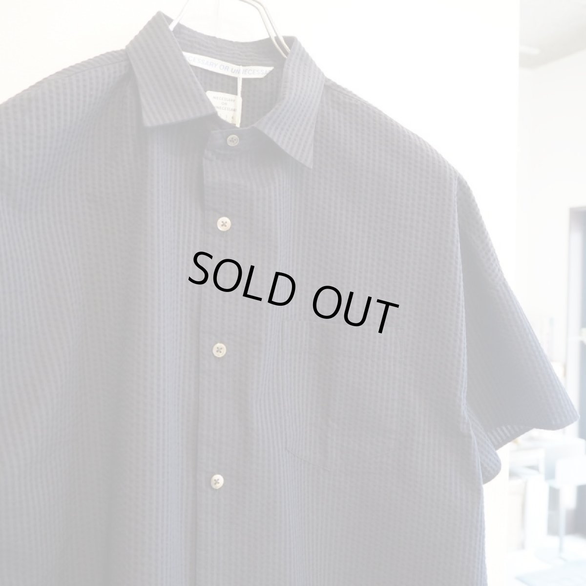 画像10: 【2色展開】-NECESSARY or UNNECESSARY- SLOPING S/S GINGHAM (10)