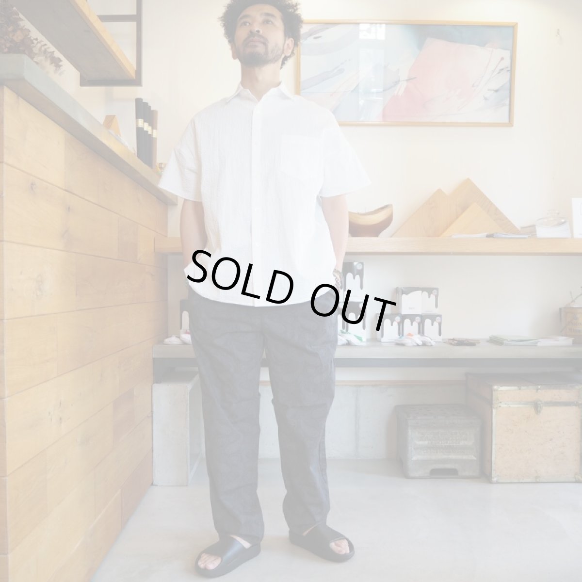 画像4: 【2色展開】-NECESSARY or UNNECESSARY- SLOPING S/S GINGHAM (4)