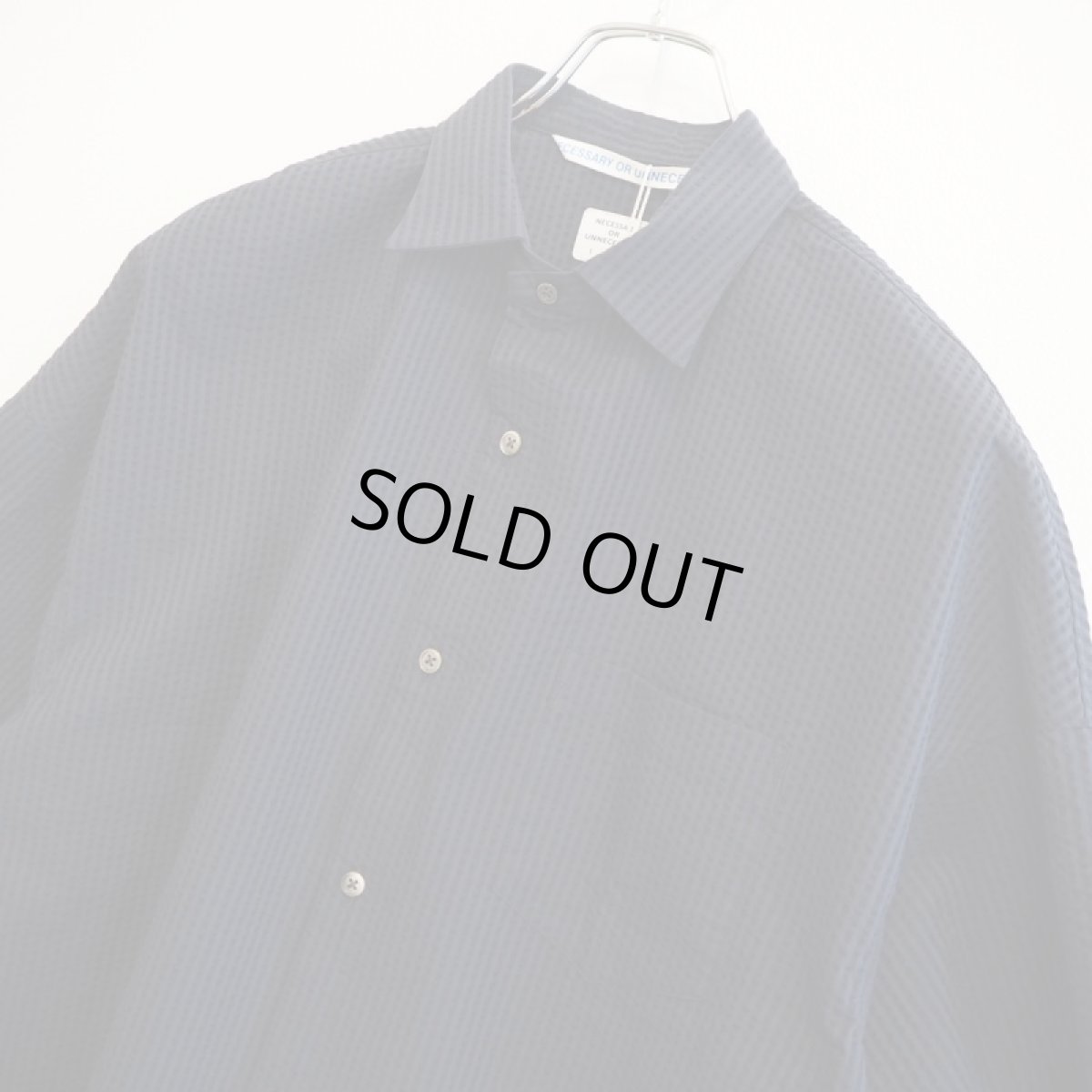 画像11: 【2色展開】-NECESSARY or UNNECESSARY- SLOPING S/S GINGHAM (11)