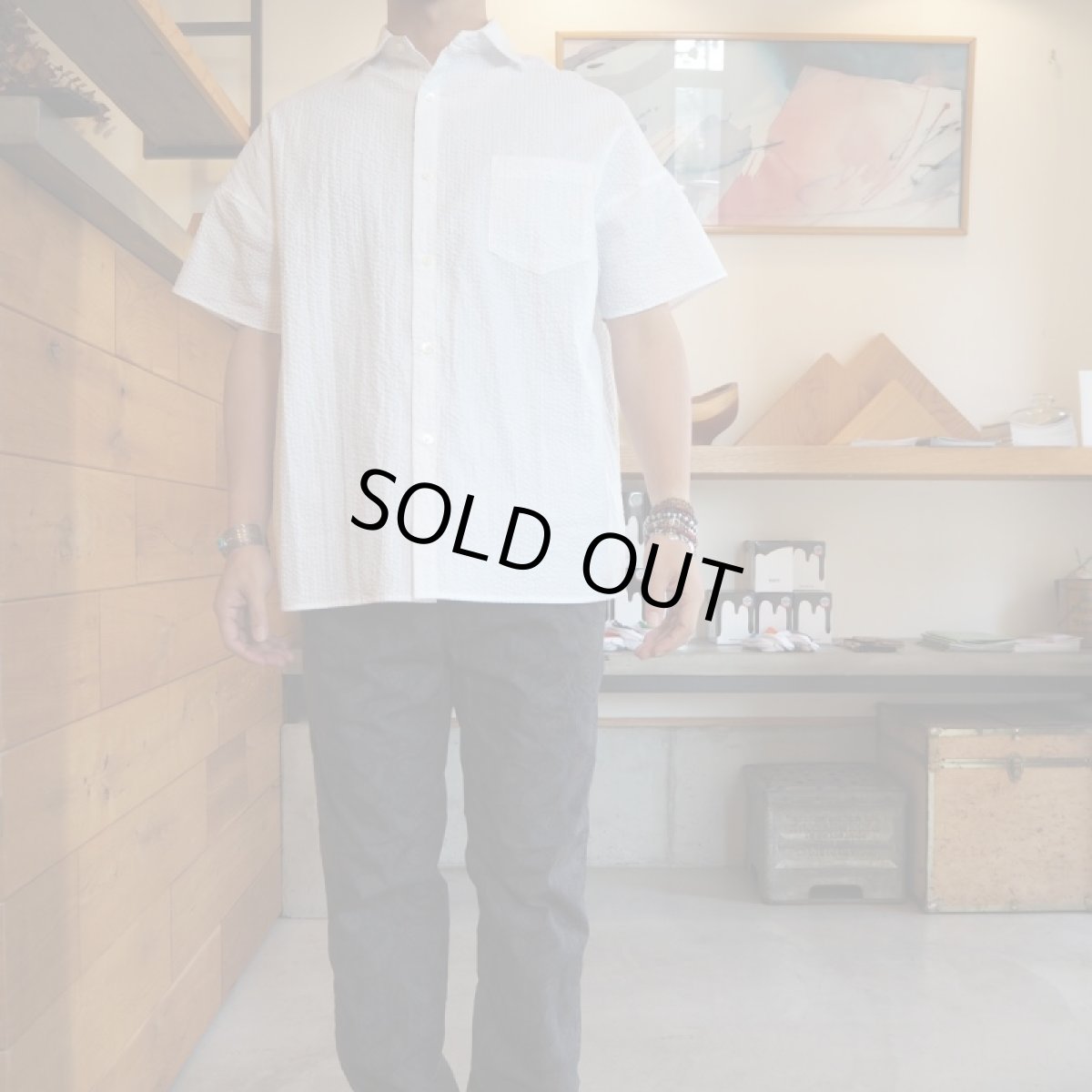 画像2: 【2色展開】-NECESSARY or UNNECESSARY- SLOPING S/S GINGHAM (2)