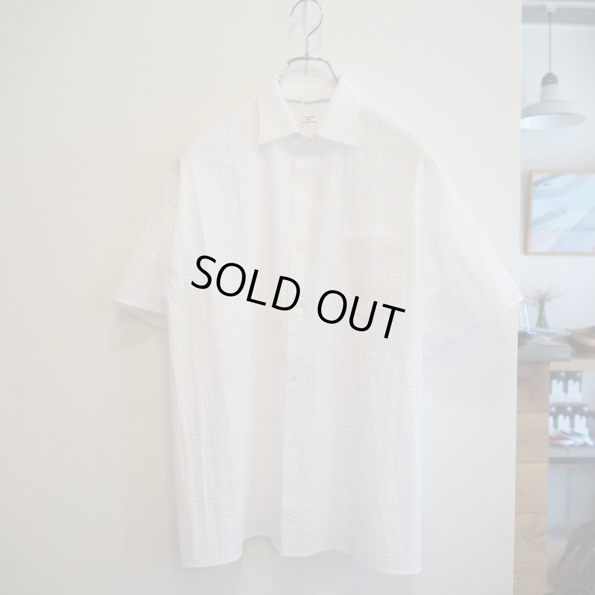 画像5: 【2色展開】-NECESSARY or UNNECESSARY- SLOPING S/S GINGHAM (5)