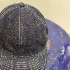 画像1: -HIGHER-  SELVEDGE DENIM CAP ONEWASH (1)