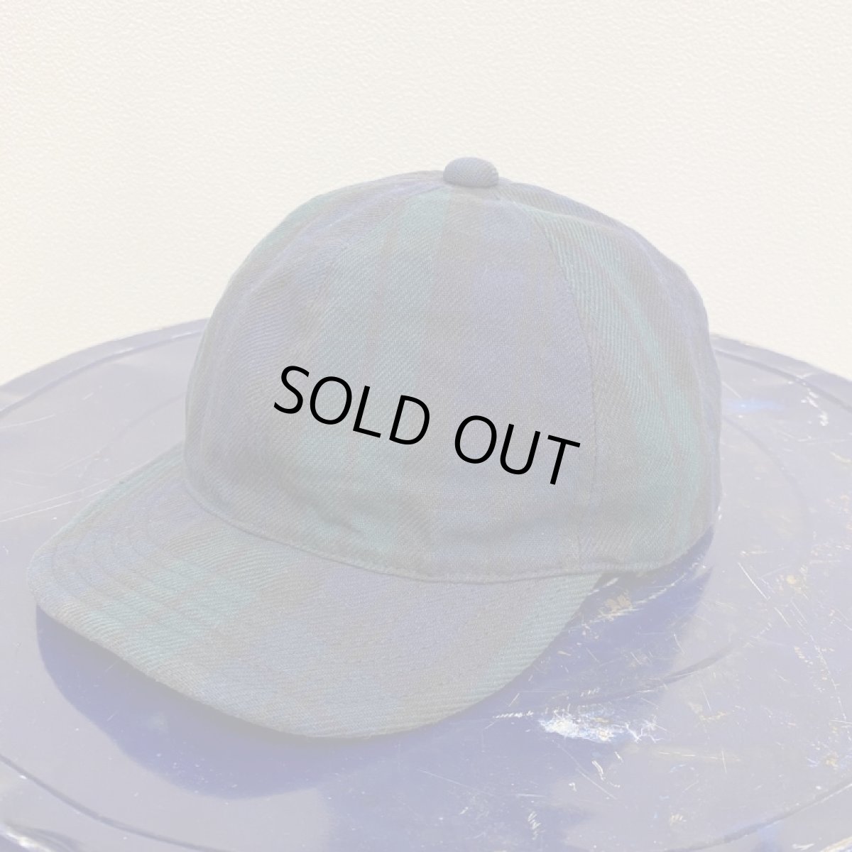 画像2: -HIGHER-  HEAVY FLANNEL CHECK CAP (BLACK WATCH) (2)