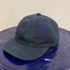 画像2: -HIGHER-  HEAVY FLANNEL CHECK CAP (BLACK WATCH) (2)