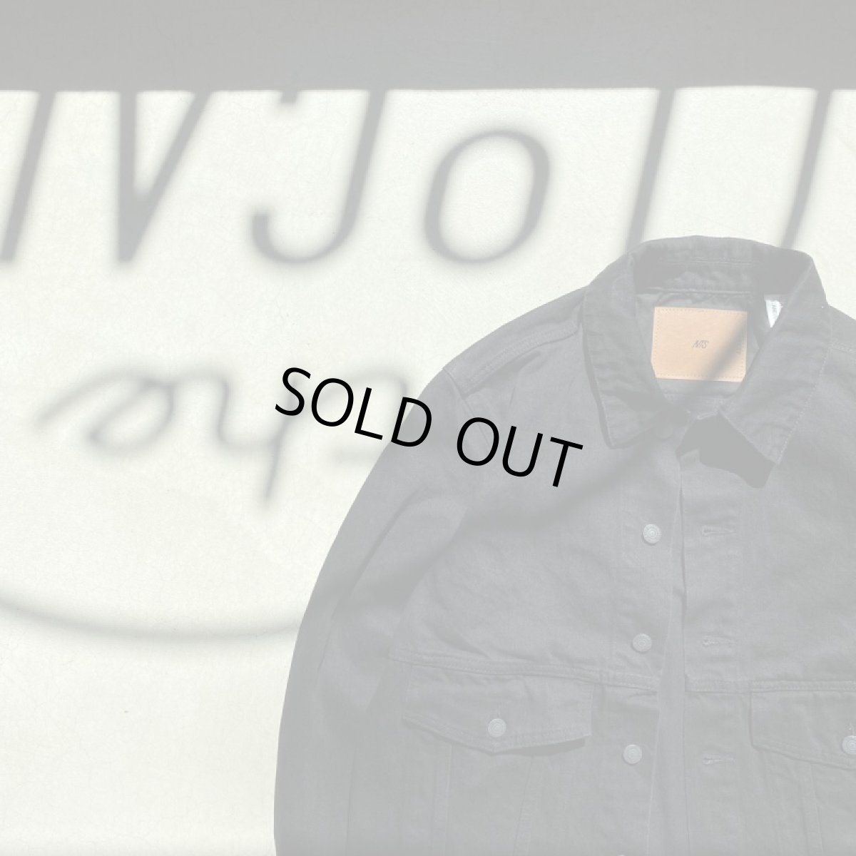 画像7: 【2色展開】A.D.A.N TRUCKER DENIM JACKET(BLACK) (7)