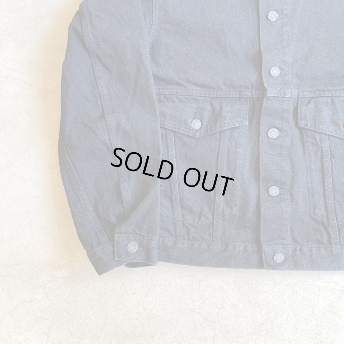 画像5: 【2色展開】A.D.A.N TRUCKER DENIM JACKET(BLACK) (5)