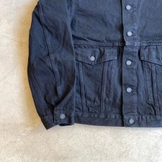 画像5: 【2色展開】A.D.A.N TRUCKER DENIM JACKET(BLACK) (5)