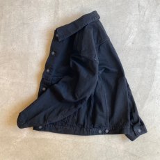 画像4: 【2色展開】A.D.A.N TRUCKER DENIM JACKET(BLACK) (4)