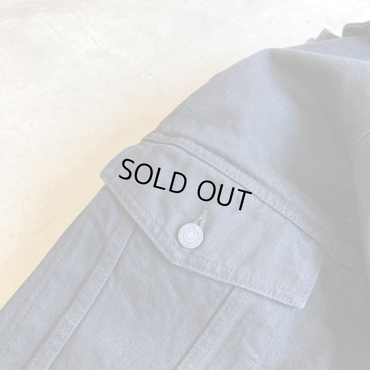 画像6: 【2色展開】A.D.A.N TRUCKER DENIM JACKET(BLACK) (6)