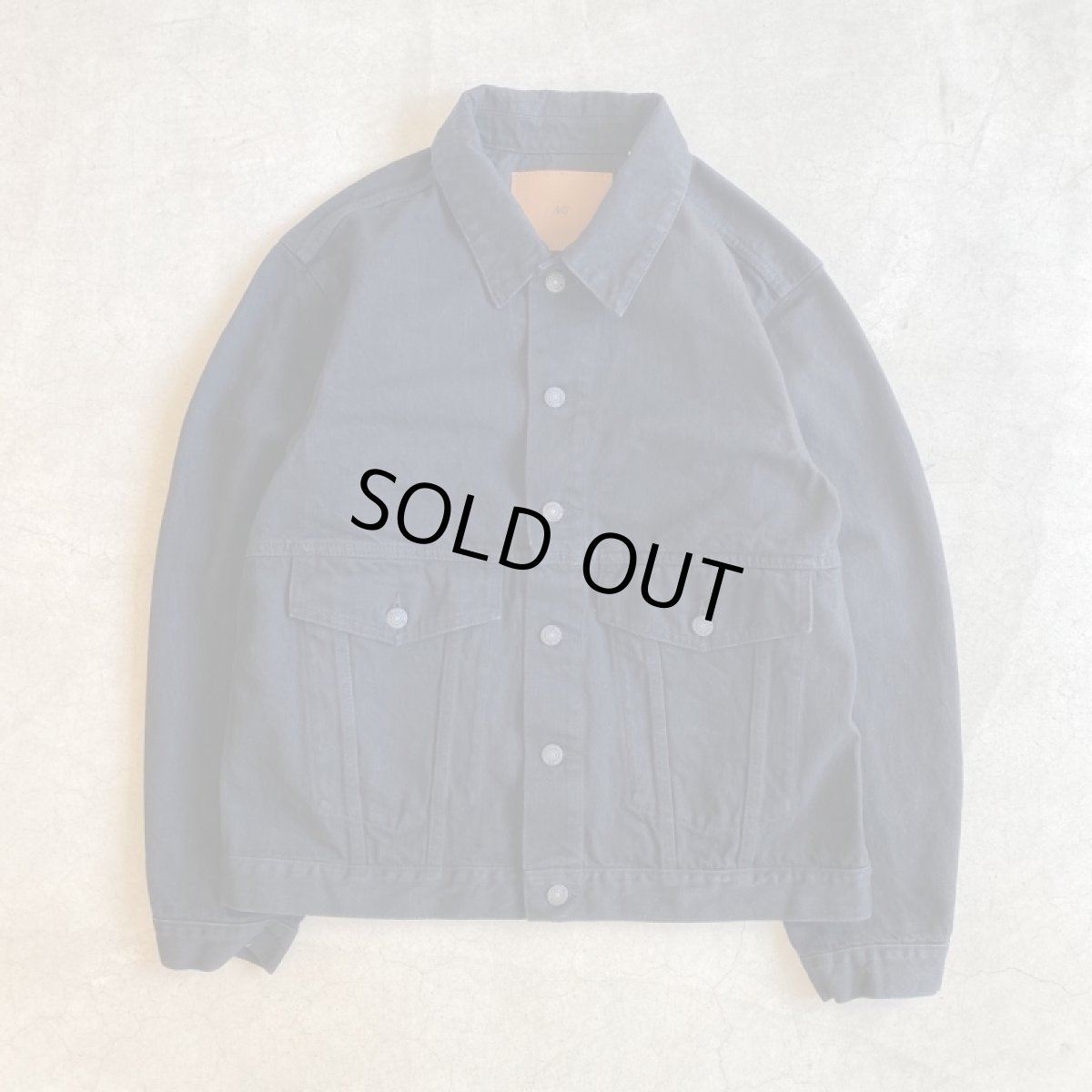 画像1: 【2色展開】A.D.A.N TRUCKER DENIM JACKET(BLACK) (1)