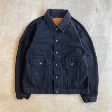 画像1: 【2色展開】A.D.A.N TRUCKER DENIM JACKET(BLACK) (1)