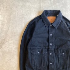 画像2: 【2色展開】A.D.A.N TRUCKER DENIM JACKET(BLACK) (2)