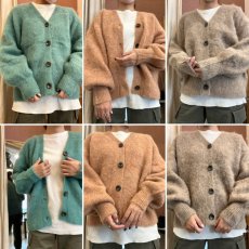 画像4: 【for-Lady's】MANON MOHAIR VNECK CARDIGAN (4)