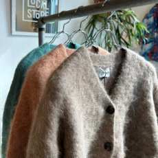 画像1: 【for-Lady's】MANON MOHAIR VNECK CARDIGAN (1)