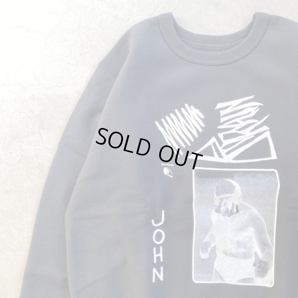 画像1: -TACOMA FUJI  RECORDS-POWERFUL JOHN CREW NECK SWEAT (1)