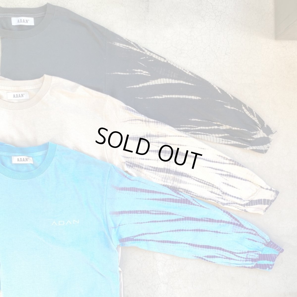 画像1: A.D.A.N / LEFTBORN TYEDYE LS-SHIRTS  (1)