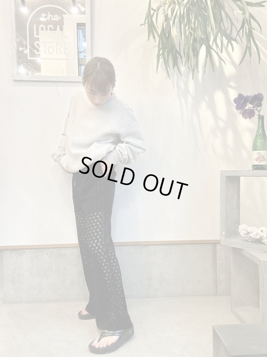 画像2: 【for-Lady's】3色展開 MANON LACE EASY PANTS (2)