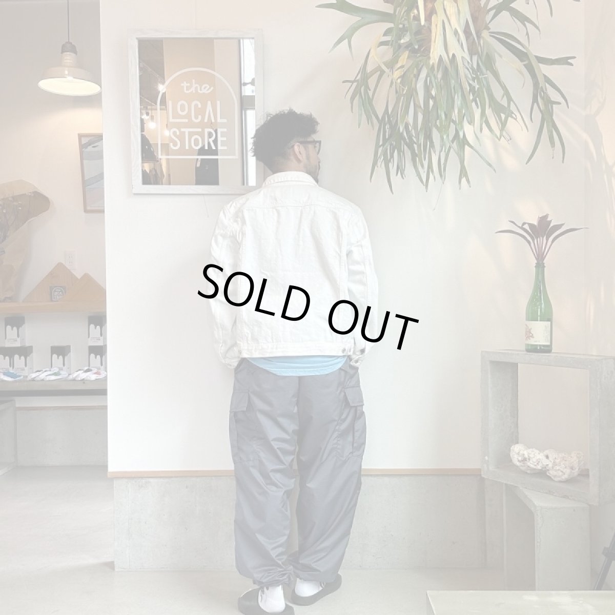 画像7: 【2色展開】A.D.A.N TRUCKER DENIM JACKET(WHITE) (7)