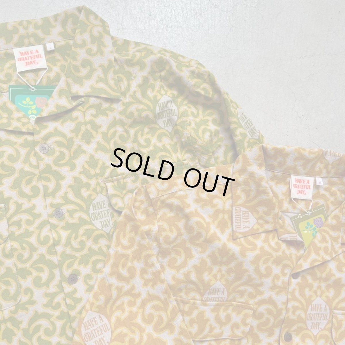 画像7: -HAVE A GRATEFUL DAY  OPEN COLLAR LONG SLEEVE SHIRTS (7)