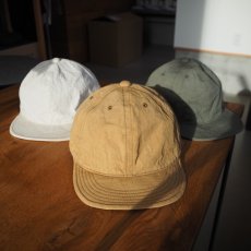 画像1: 【3色展開】-HIGHER-  COTTON LINEN CAP (1)