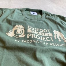 画像4: -TACOMA FUJI  RECORDS- BIGFOOT SURVEY PROJECT LOGO (FOREST GREEN) (4)