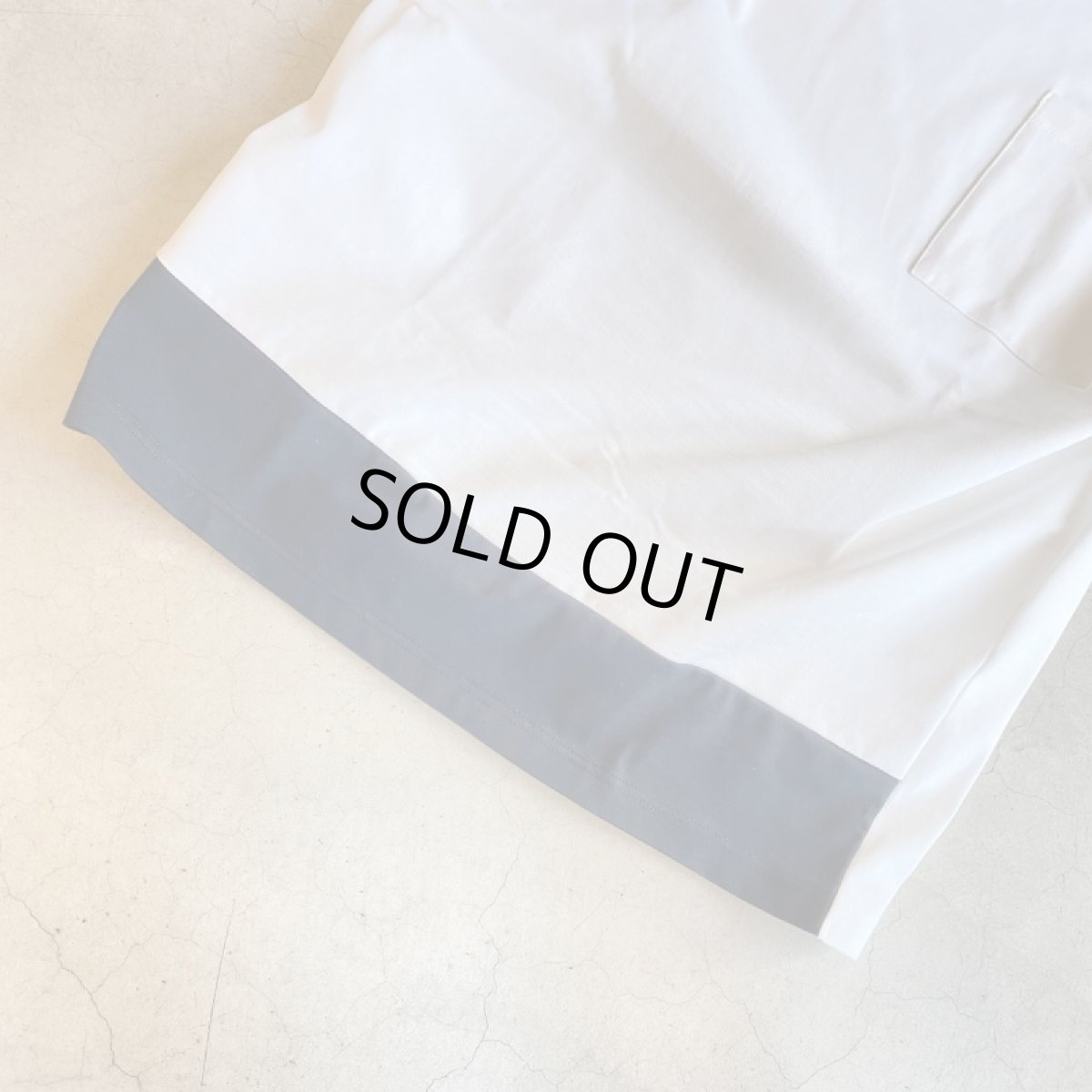 画像4: A.D.A.N CRAZY BORDER T-SHIRTS/WHITE (4)