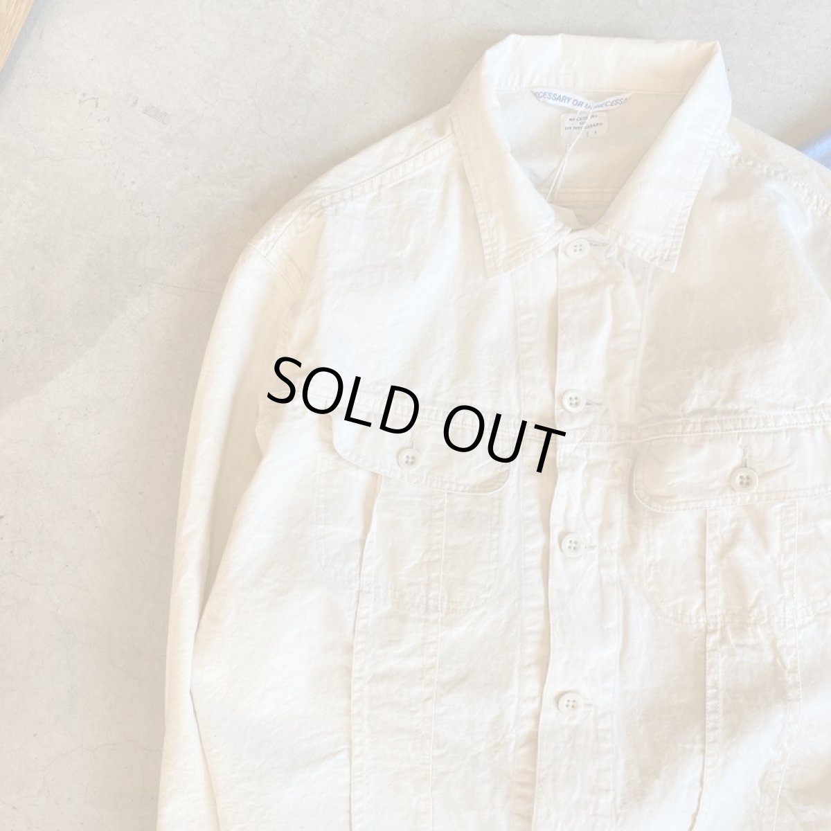 画像8: 【2色展開】-NECESSARY or UNNECESSARY-RETENOUR WHITE (8)