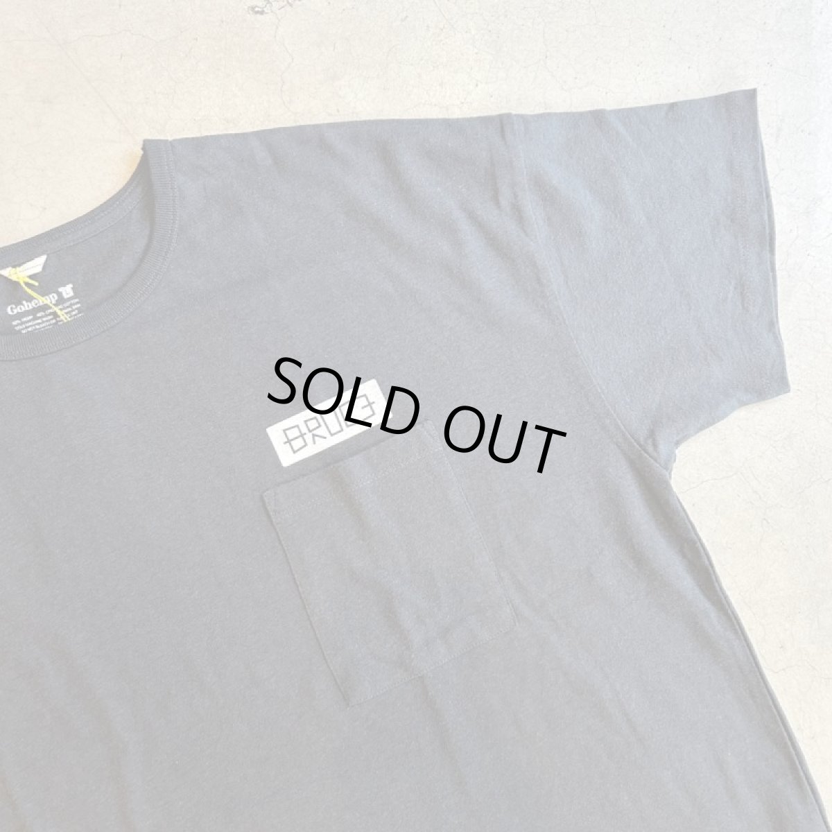 画像8: 【2色展開】-GOHEMP/ゴーヘンプ- NC MONO TONE WIDE PK TEE (8)