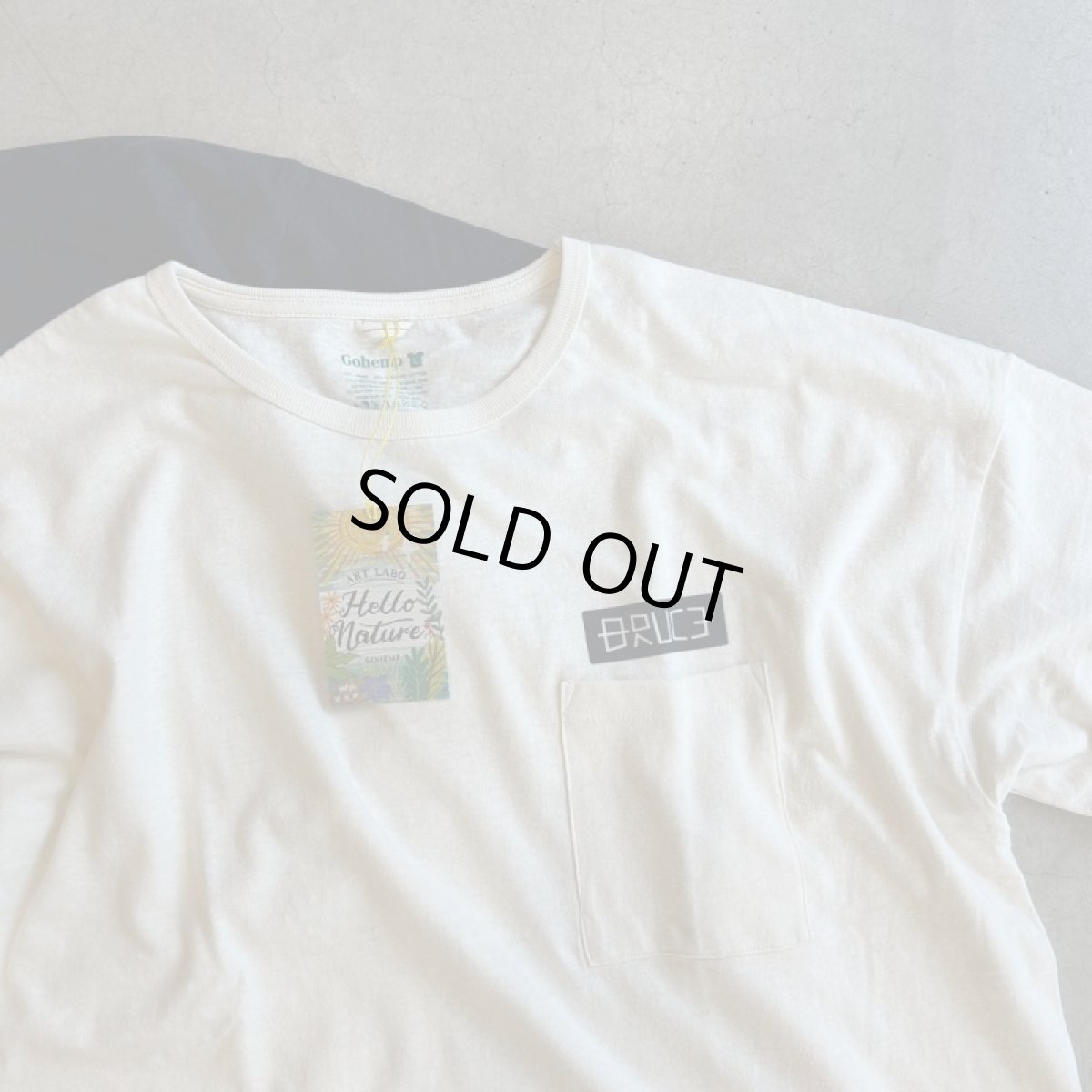 画像4: 【2色展開】-GOHEMP/ゴーヘンプ- NC MONO TONE WIDE PK TEE (4)