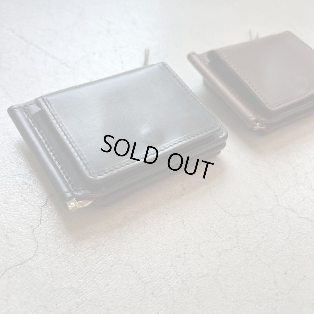 画像1: 【2色展開】-t.L.s- Money clip wallet zip Ver. (1)