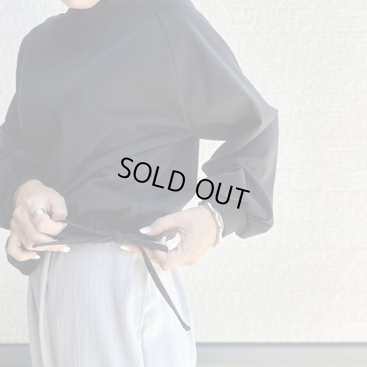 画像15: 【3色展開】euphoric' Drawstring Hem Pullover (15)