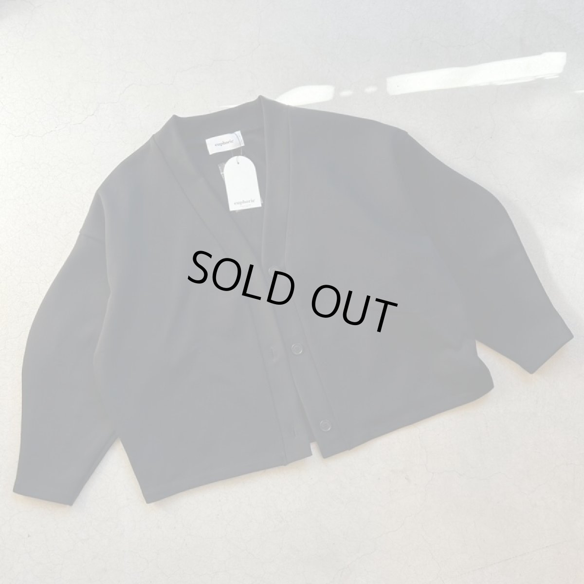 画像7: 【3色展開】euphoric' Point Sleeve Rib Cardigan (7)