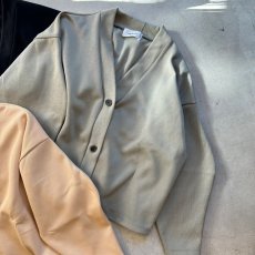 画像3: 【3色展開】euphoric' Point Sleeve Rib Cardigan (3)