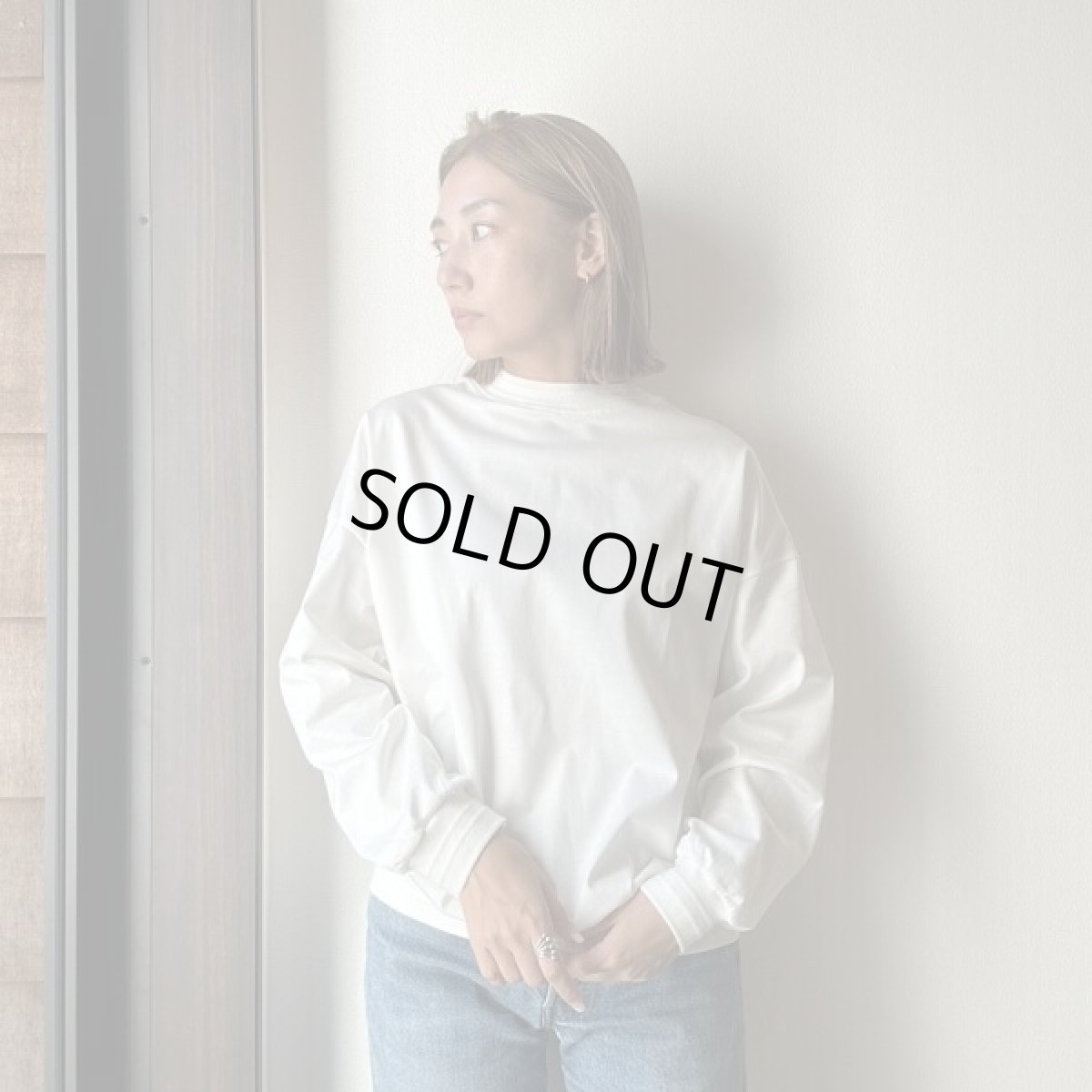 画像2: 【for-Lady's】MANON LINE RIB LS TEE (2)