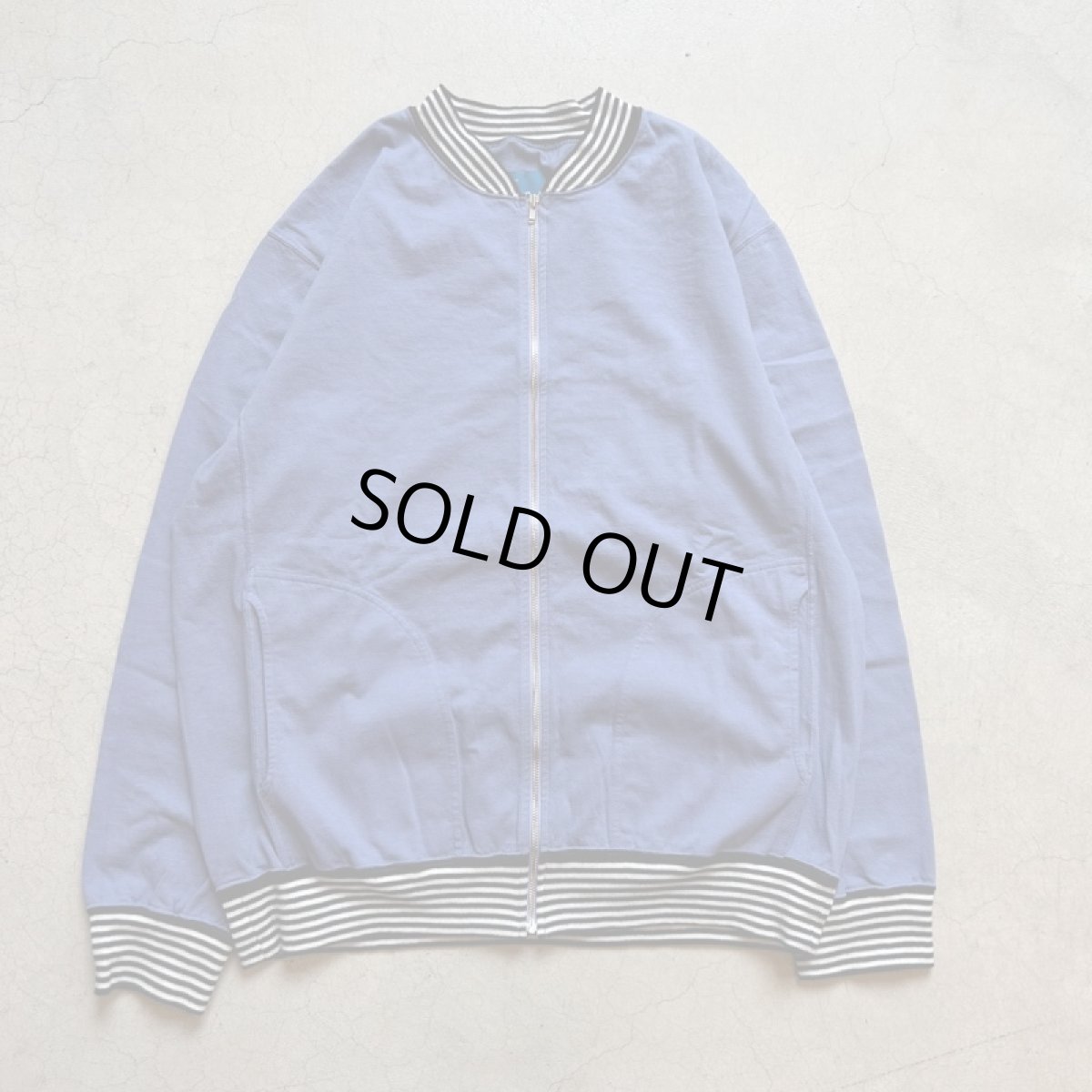 画像2: 【2色展開】Good On  STRIPE RIB TEE TRACK JACKET  (2)