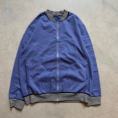 画像2: 【2色展開】Good On  STRIPE RIB TEE TRACK JACKET  (2)