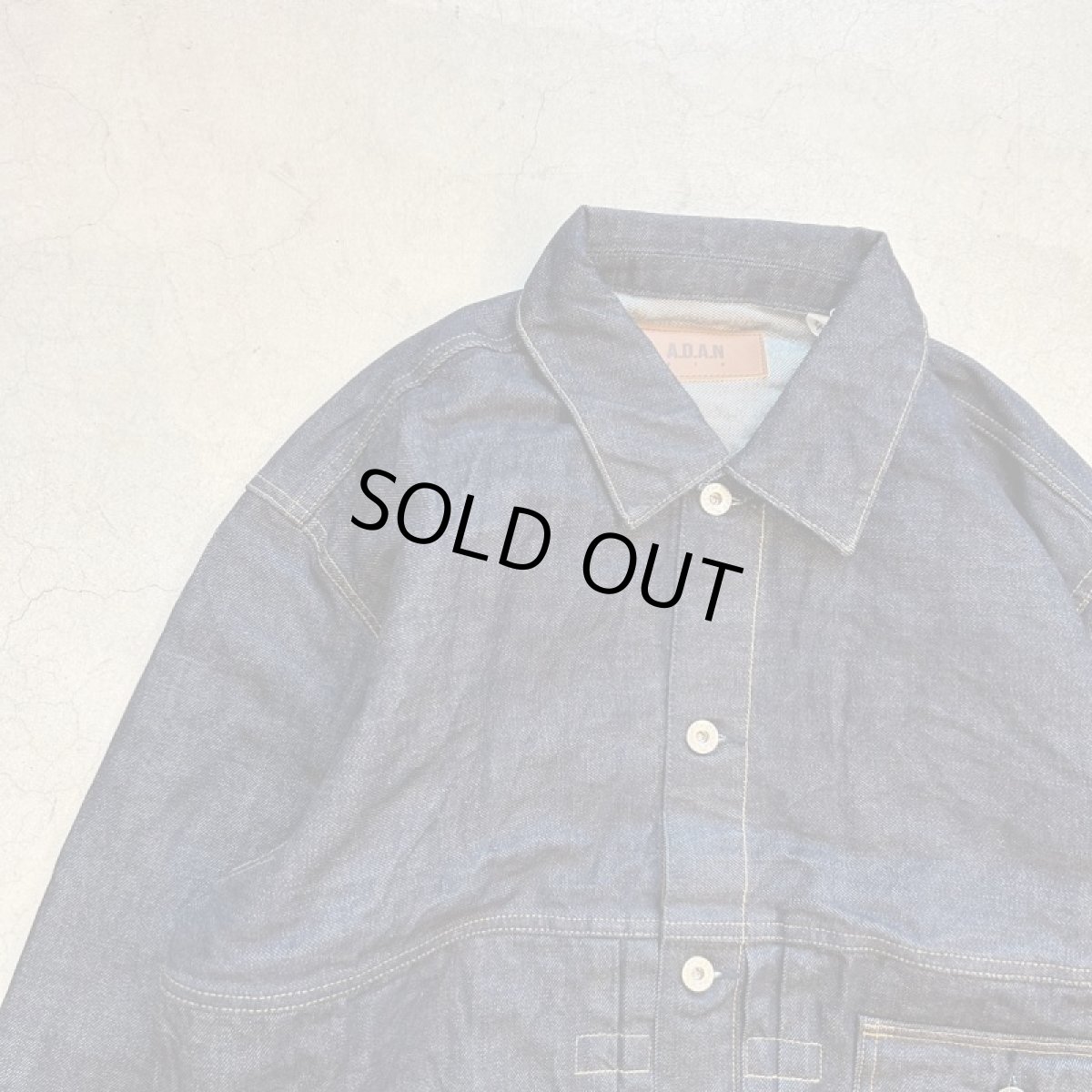画像8: 【2色展開】A.D.A.N DENIM TRUCKER JACKET(TYPE-2) (8)