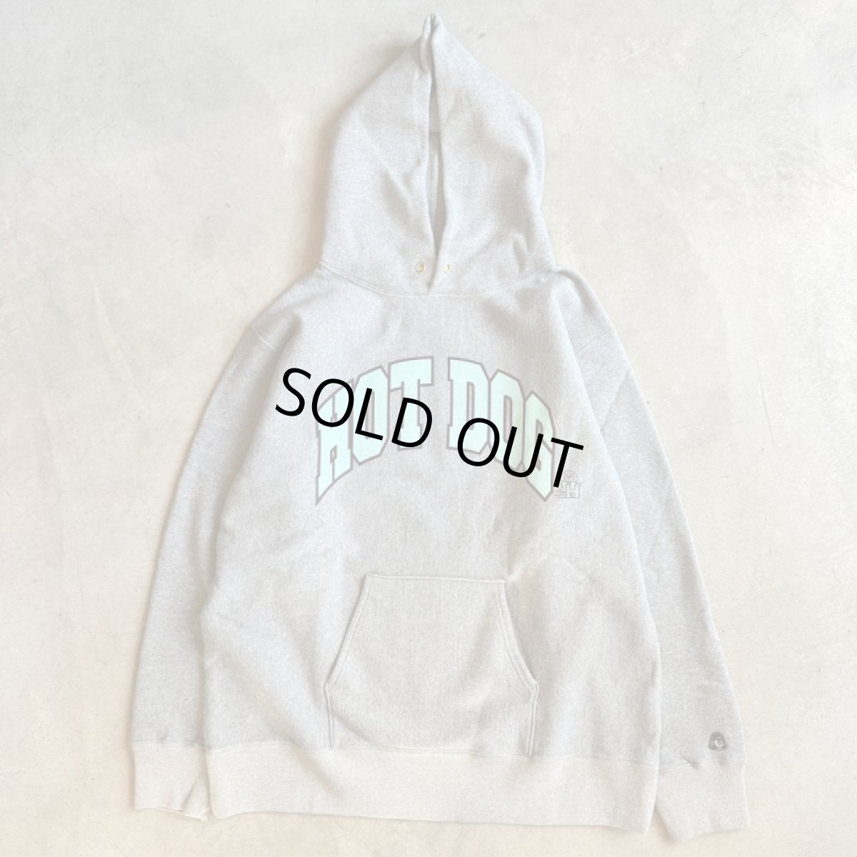 画像1: -TACOMA FUJI  RECORDS- HOT DOG COLLEGE LOGO HOODIE (1)